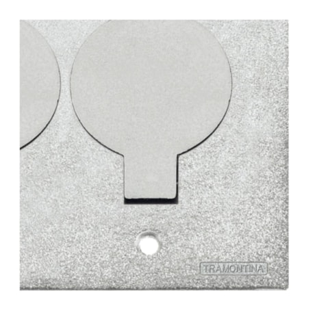 Tampa Piso Unha 4x4 para Caixa de Piso 2 Postos Cromada 56121/097 TRAMONTINA ELETRIK-ed655deb-8261-494f-9f52-1402be9c7327