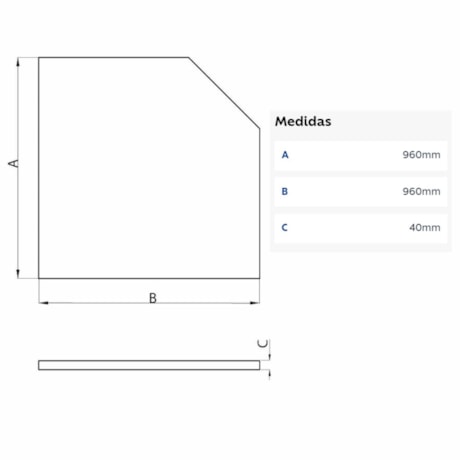 Tampo para Bancada de Canto em Compensado Naval 40mm 44954025 TRAMONTINA PRO-8d4cf8b4-9adf-4e4c-93f6-d5761ec07bdd