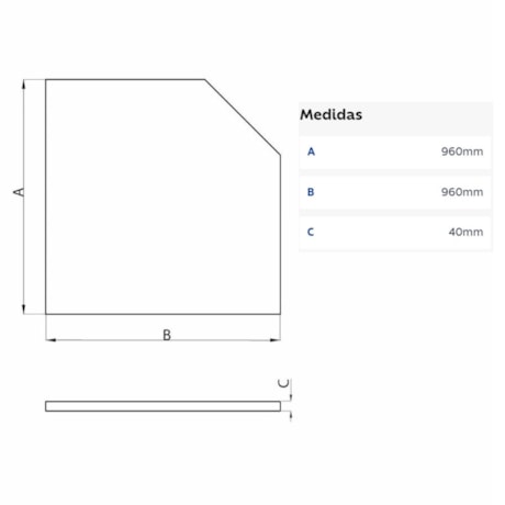 Tampo para Bancada de Canto em Pinus 40mm 44954027 TRAMONTINA PRO-44eeec50-ff48-4f45-9751-cf1ba06c883b