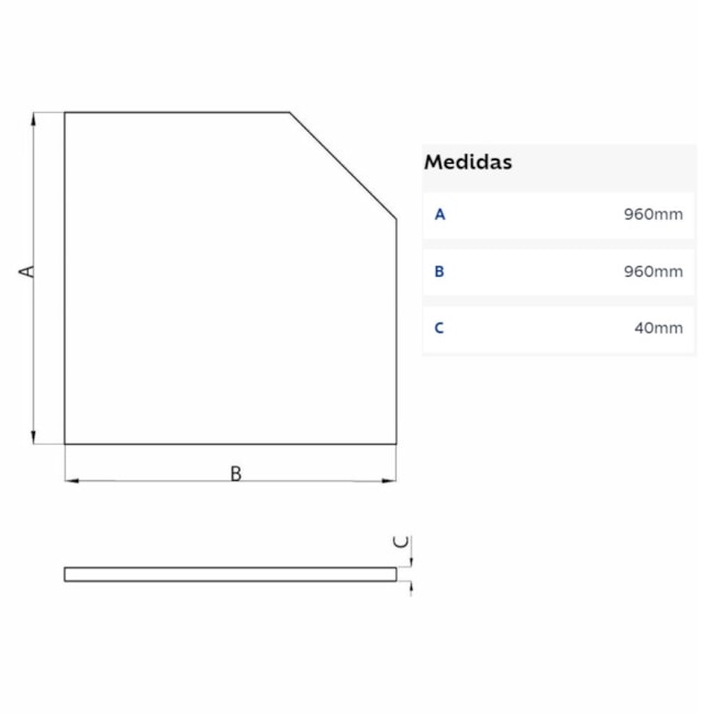 Tampo para Bancada de Canto em Pinus 40mm 44954027 TRAMONTINA PRO-9d357e6a-9aba-42d0-9fb4-10f3c7b7ec58