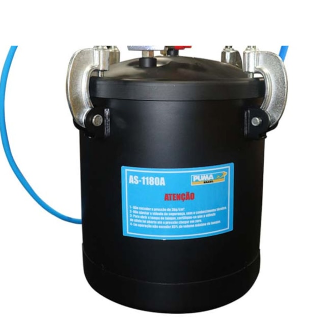Tanque de Pintura 10 Litros com Pistola e Mangueira AS1180A PUMA-ce2f7483-e74a-4a0c-aebb-be92d584a77d