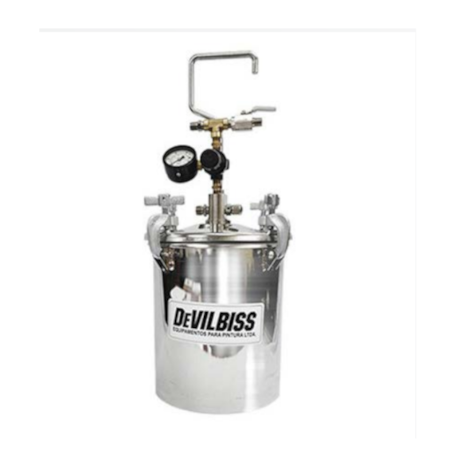 Tanque de Pressão 2 Galões em Aço Inox sem Agitador PQNB-6002 DEVILBISS-f8af5651-f2a3-48f0-9f76-463f42e209d0