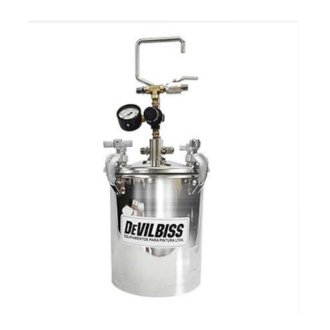 Tanque de Pressão 2 Galões em Aço Inox sem Agitador PQNB-6002 DEVILBISS-a29271e0-9052-4e20-b305-01a6d026d44f