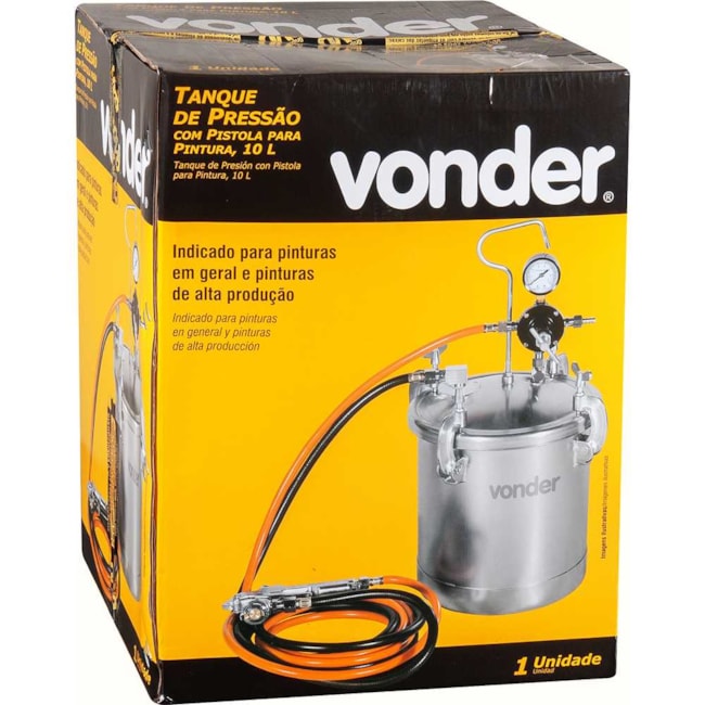 Tanque de Pressão c/ Pistola p/ Pintura 10 Litros 6220026010 VONDER-41183648-f74e-40c5-9185-b11c9b7bfcaa