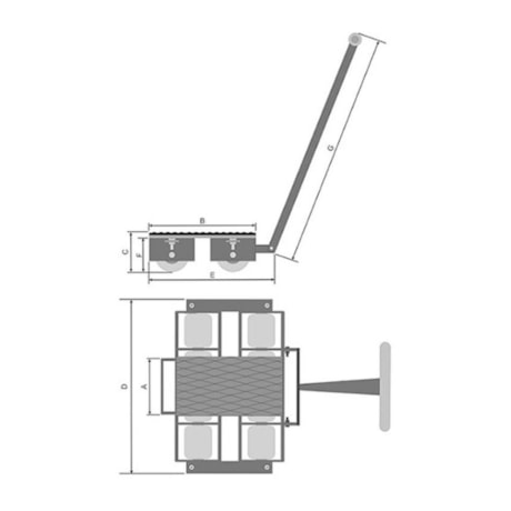 Tartaruga Dianteira 12 Toneladas com Rodas de Poliuretano TN12101 BOVENAU-b9e897c8-1f5c-421f-b857-7842f6518b15