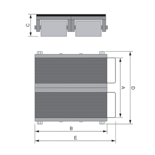 Tartaruga Traseira para Movimentar Carga até 6 Toneladas com Rodas de Nylon TN6000 BOVENAU-16e5424d-be59-4ed6-8bef-1875a74389a0