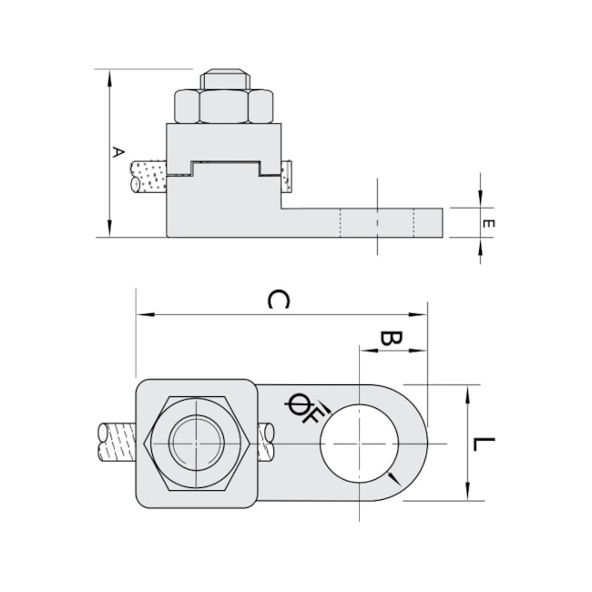 Terminal de Pressão 70mm² M8 TA-70 INTELLI-03d7aa1d-9803-4278-9d9b-464dd67941d0