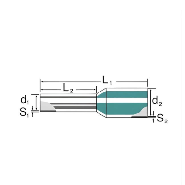 Terminal Ilhós H 1.50/14D Preto para Stripax CONEXEL-3a5762fd-ebfa-4e4a-9459-4636bc325228