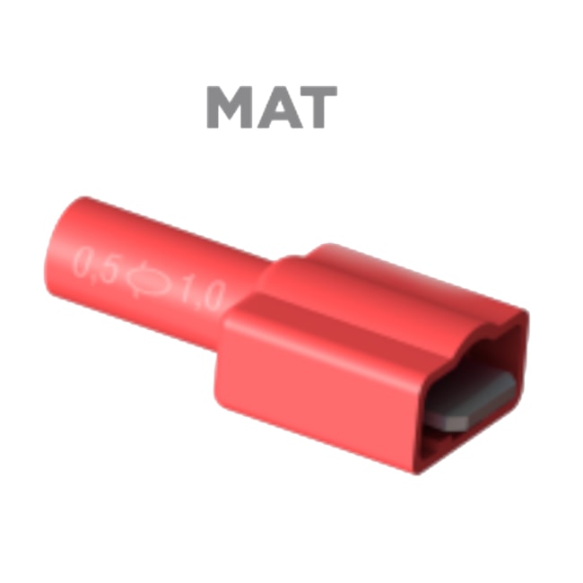 Terminal Macho com Isolação Total 0.5/1.0mm MAT-1.5-6 INTELLI-981c8ce0-7902-4b80-90cb-cde8265537a6