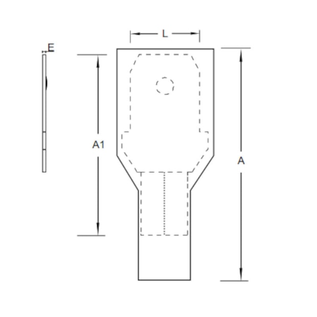 Terminal Pré Isolado Fêmea 2,5mm² 100 Peças FET-2.5-6 INTELLI-55c1a876-f92a-42d8-9f2e-a88617146183