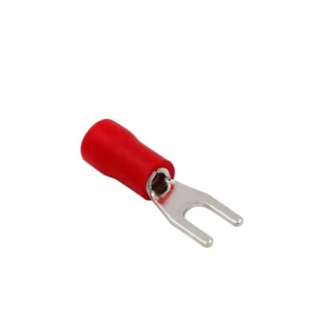 Terminal Pré Isolado Forquilha 0.5/1.5mm M3 Vermelho 50 Peças TPF-1,5-3 INTELLI