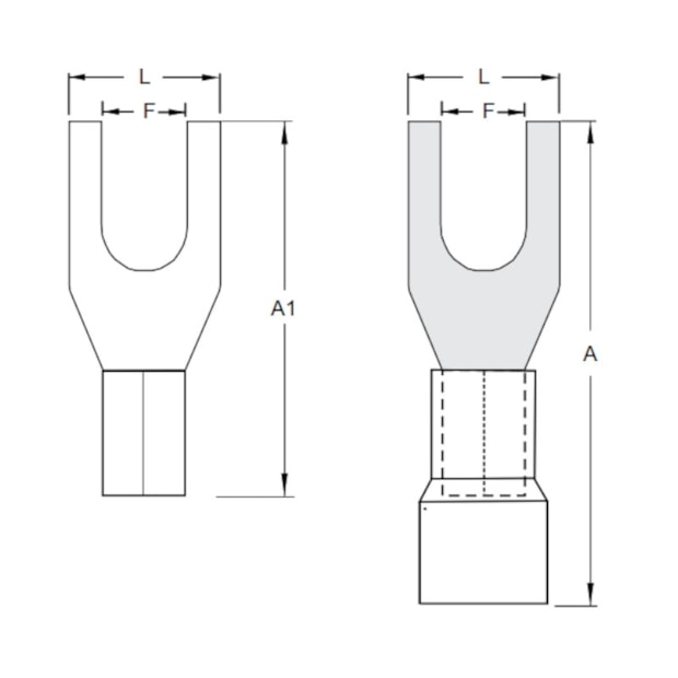 Terminal Pré Isolado Forquilha 0,5 a 1,5mm² M4 100 Peças TPF-1,5-4 INTELLI-91ef3f3a-e76e-4bef-9c78-3febd4da7f54