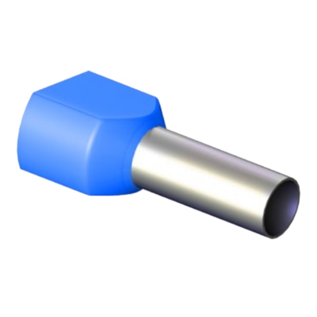 Terminal Pré Isolado Ilhós Duplo 2x2.5mm² 100 Peças TID-2.5-10 INTELLI-5f703256-d416-44d6-8268-4e84b878cff4