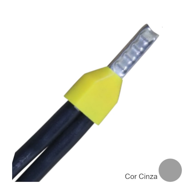 Terminal Pré Isolado Ilhós Duplo 2x4mm² 100 Peças TID-4-12 INTELLI-dfa24818-f958-4e7d-96ce-2f17e47e5d56