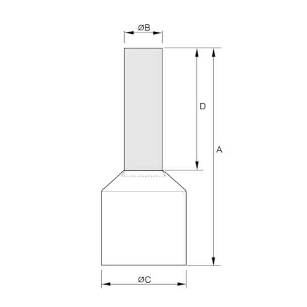 Terminal Pré Isolado Ilhós Simples 0.5mm² 100 Peças TI-0.5-8 INTELLI-be601ea8-e9cb-44bb-ade3-c4c11b6240da