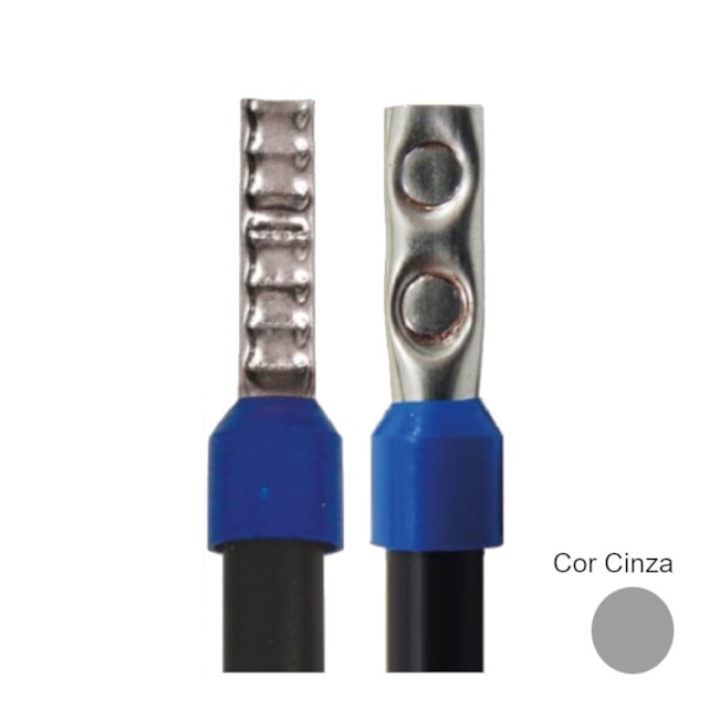 Terminal Pré Isolado Ilhós Simples 0.75mm² 100 Peças TI-0.75-8 INTELLI-fa763379-4052-42ea-af05-455730572e1b