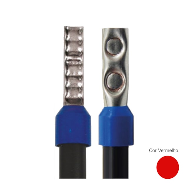 Terminal Pré Isolado Ilhós Simples 1mm² 100 Peças TI-1-8 INTELLI-d5e261d5-c60b-4a84-b286-75927c92ce58