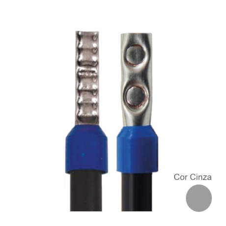 Terminal Pré Isolado Ilhós Simples 4mm² 100 Peças TI-4-12 INTELLI-413f81c0-5e10-4416-a44b-9e407f15ef8b