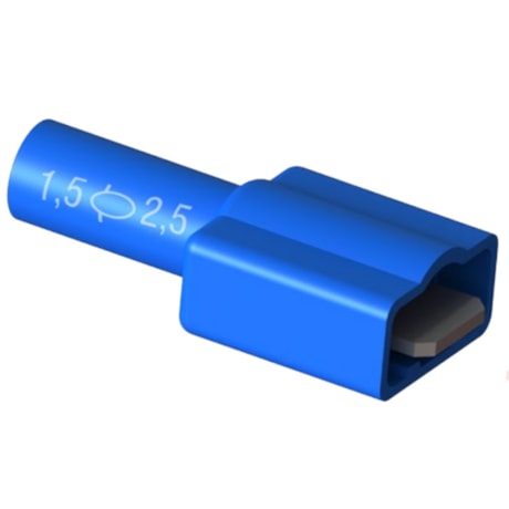 Terminal Pré Isolado Macho 2,5mm² 100 Peças MAT-2.5-6 INTELLI-ecc69d1a-e9df-4c35-b15e-271138669120