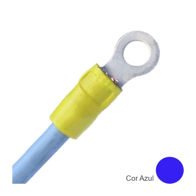 Terminal Pré Isolado Olhal 1,5 a 2,5mm² M5 100 Peças TPF-2.5-5 INTELLI-5e3f819f-15d6-4662-9c72-1dfb5ee6d451