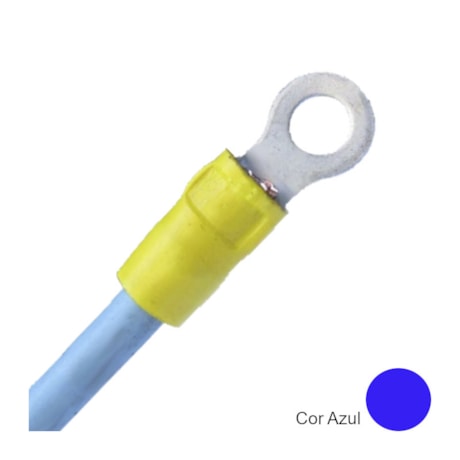 Terminal Pré Isolado Olhal 1,5 a 2,5mm² M6 100 Peças TPF-2.5-6 INTELLI-d314d703-8f4a-4d9e-b9e4-204bae363cea