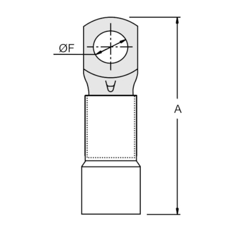 Terminal Pré Isolado Olhal 10mm² INTELLI-570ac849-ab46-4715-8771-6e3e440a6881