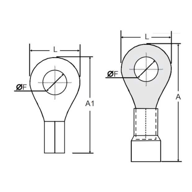 Terminal Pré Isolado Olhal 6mm² M6 100 Peças TP-6-6 INTELLI-13b07670-732f-41d3-a6bf-1d213fcbae71