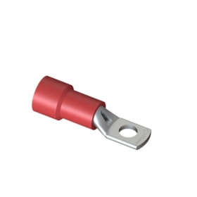 Terminal Pré Isolado Olhal Tubular 10mm Vermelho com 20 Peças TPT-10-5 INTELLI