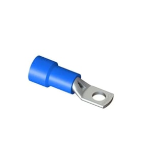 Terminal Pré Isolado Olhal Tubular 16mm M8 Azul com 10 Peças TPT-16-8 INTELLI