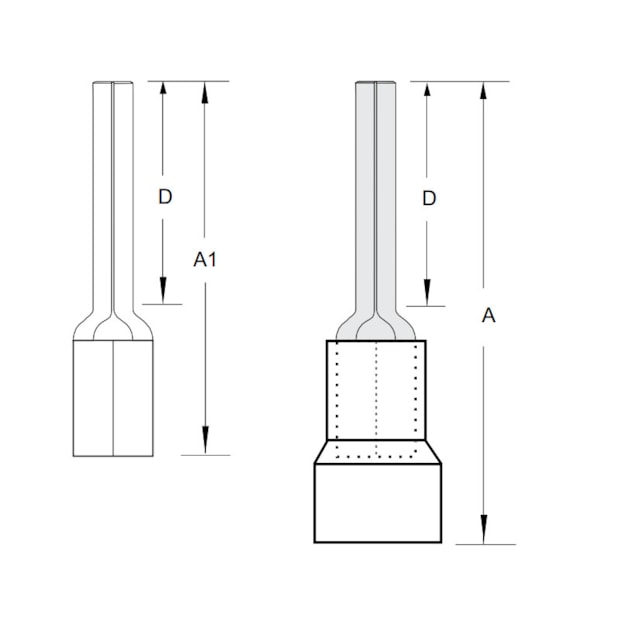 Terminal Pré Isolado Pino 10mm² TPP-10-15 INTELLI-8579b04d-1206-4f1e-802c-896ac94e4792