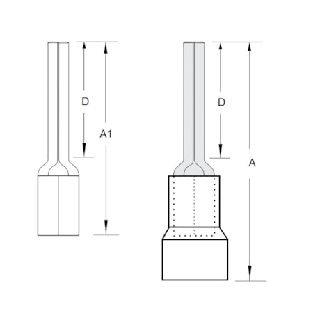Terminal Pré Isolado Pino 10mm² TPP-10-15 INTELLI-79d40b24-6f62-401e-af52-7acd388f502b