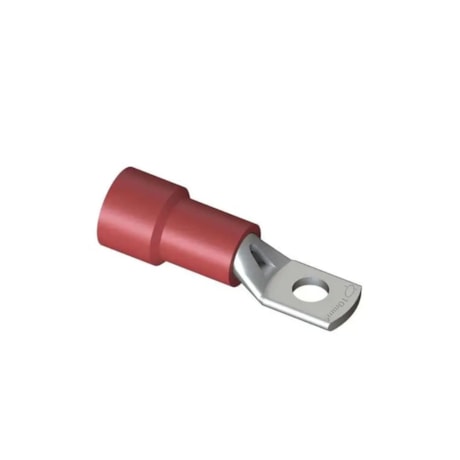 Terminal Pré-isolado tipo Olhal Tubular 10mm Vermelho 20 Peças TPT-10-5 INTELLI