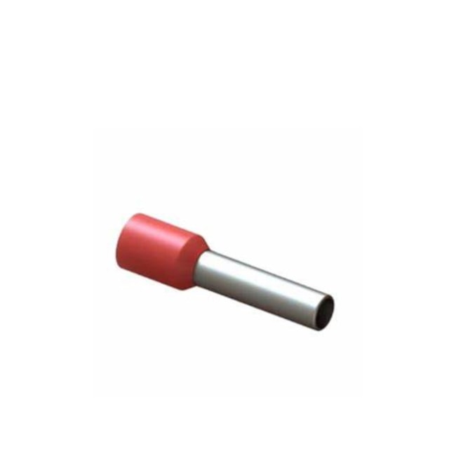 Terminal Pré Isolado Tubular Ilhós Simples 10.0mm 12mm Vermelho com 20 Peças TI-10-12 INTELLI-1496acff-2455-48e3-809d-253221b46734