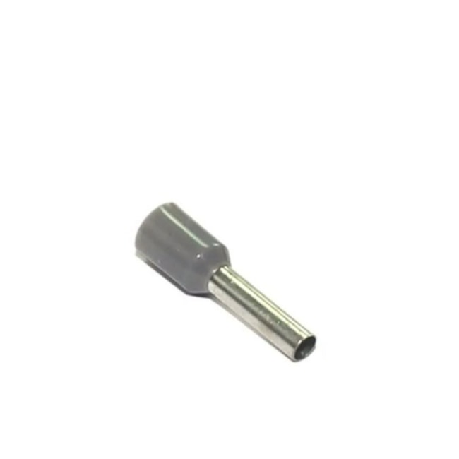 Terminal Pré Isolado Tubular Ilhós Simples 4.00mm 12mm Cinza com 20 Peças TI-4-12 INTELLI-9bedacd1-d24c-4e38-a229-0d30963139d5