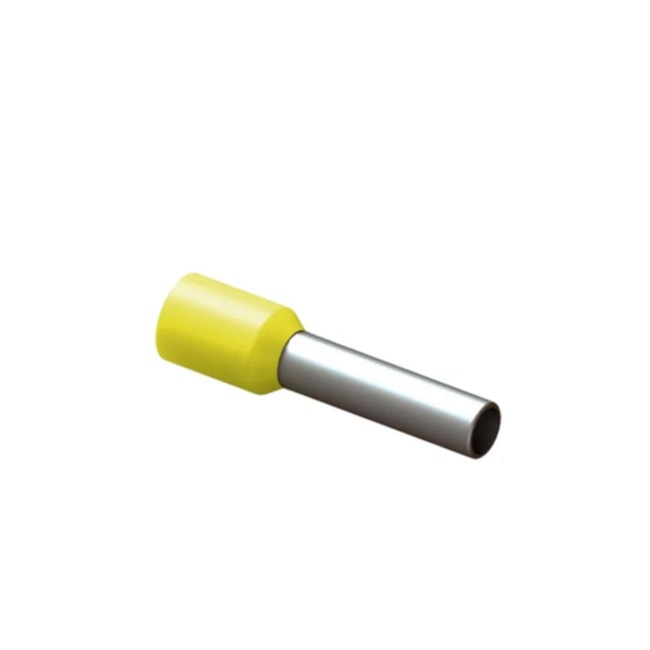 Terminal Pré Isolado Tubular Tipo Ilhós Simples 25.0mm 16mm Amarelo 20 Peças TI-25-16 INTELLI-b1d74f5a-0ad1-4981-b82f-0e012e9b3747