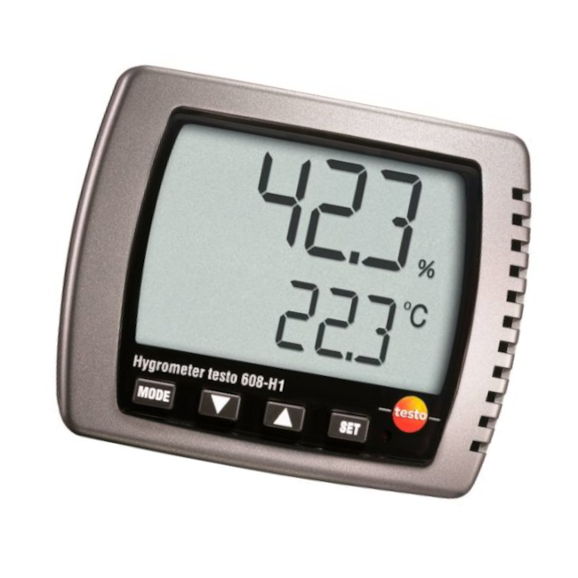 Termo Higrômetro 0 a +50 °C 608 H1 TESTO-cca1fb64-4589-4e89-8075-bc092f84e481
