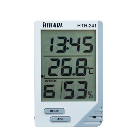 Termo-Higrômetro Interno / Externo -10 a 50°C / -50 a 70°C 20% HTH-241 HIKARI-14aef6ab-d09c-48b4-a768-077c67dbb272