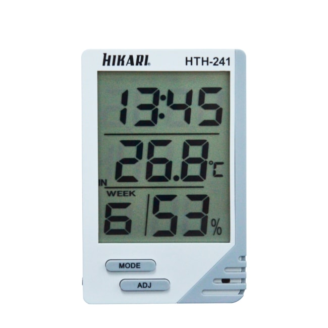 Termo-Higrômetro Interno / Externo -10 a 50°C / -50 a 70°C 20% HTH-241 HIKARI-031843d4-7f87-428e-ae10-a482c24e5a10