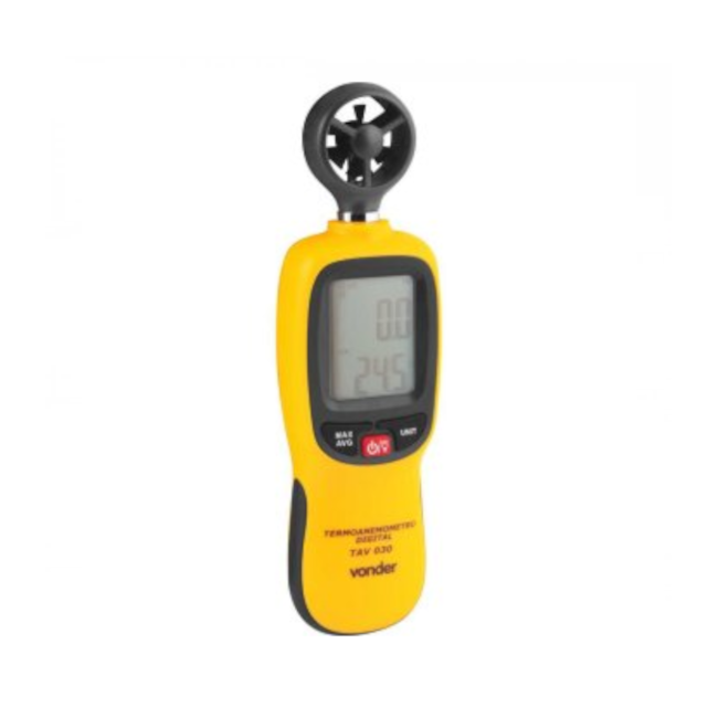Termoanemômetro Digital 10°C a +50°C TAV 030 3870030000 VONDER-29715a02-68b7-4133-bac4-df28dbe46943