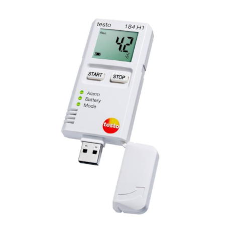 Termômetro Data Logger para Monitoramento em Transporte -20 a +70 °C 184-H1 TESTO