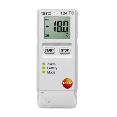 Termômetro Data Logger para Monitoramento em Transporte -35 a +70 °C 184-T3 TESTO