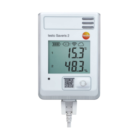 Termômetro Data Logger Sonda de Temperatura/Umidade com Wifi -30 a +50 °C SAVERIS 2 H1 TESTO-805371ef-1569-4af5-847f-92df2ec6c2b0