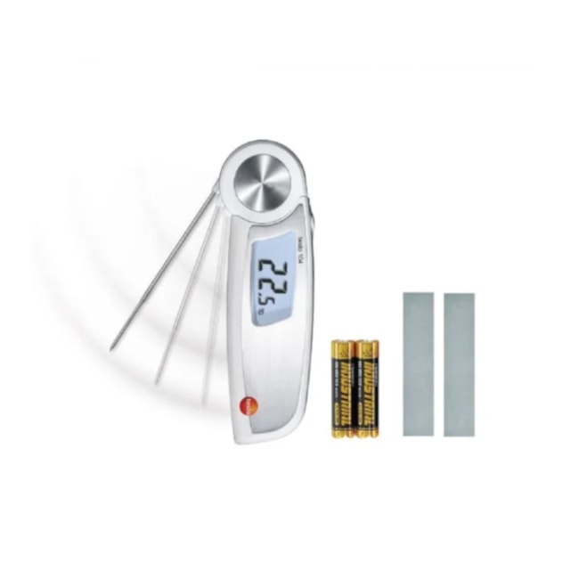 Termômetro de Alimentos com Sensor de Temperatura Dobrável -50 a +250 °C 104 TESTO-90939970-ca55-4dfe-b3b5-e2d5efc66387