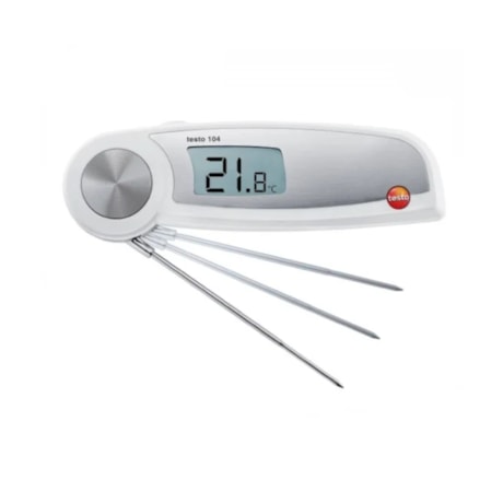 Termômetro de Alimentos com Sensor de Temperatura Dobrável -50 a +250 °C 104 TESTO-19a7ca81-9fdc-4ab2-87e4-ea368369ec52