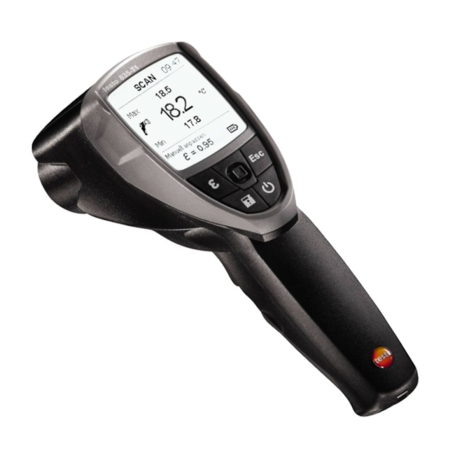 Termômetro Digital Laser Infravermelho -50 a +600 °C 835-T1 TESTO-5fa6887a-bb94-4b3c-8654-4150825f66f5
