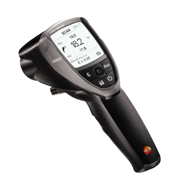 Termômetro Digital Laser Infravermelho de Superfície -50 a +600 °C 835-H1 TESTO-6eaf6870-8a44-45ee-b595-77833a9f040f
