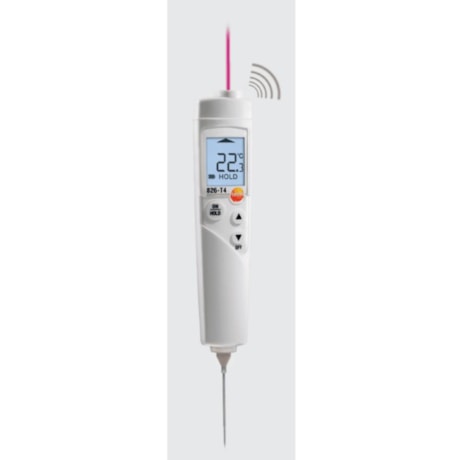 Termómetro Infravermelho Penetração para Alimentos -50 a 300C° TESTO 826-T4 TESTO-0da4c145-99d6-439f-bd83-edcf9b097ded
