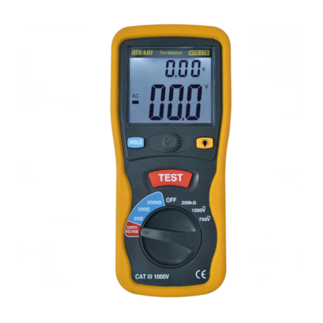 Terrômetro Digital 200VAC 1000V CAT III HTR-770 HIKARI-064ada9f-73b5-4889-8105-86d8920426c7