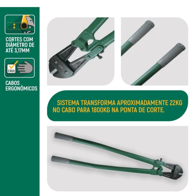 Tesoura Corta Cabos e Vergalhões 30