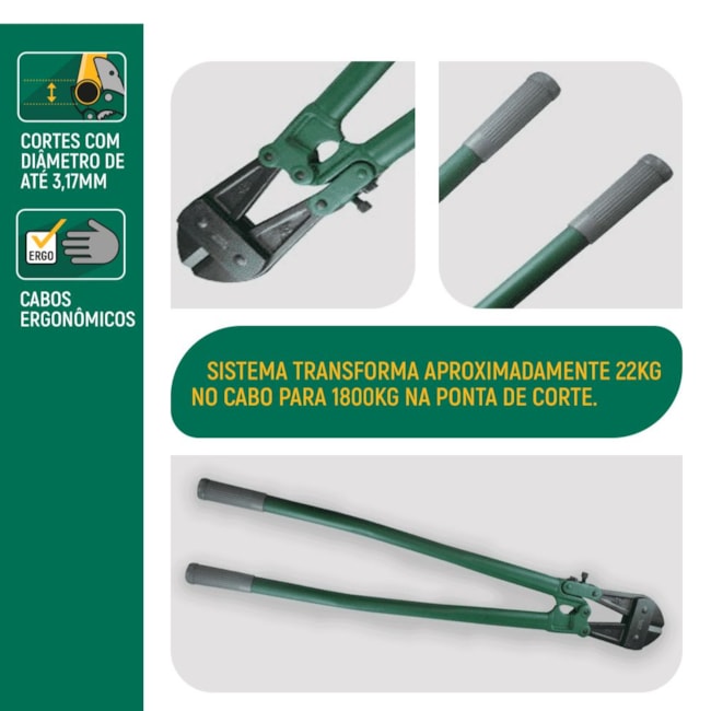 Tesoura Corta Cabos e Vergalhões 48
